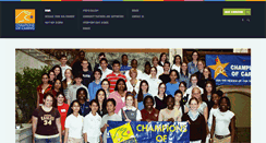 Desktop Screenshot of championsofcaring.org